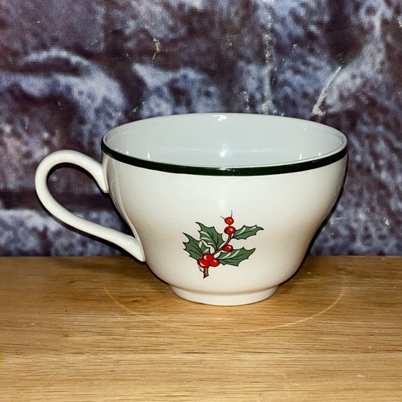 Cuthbertson Original Christmas Tree Coffee Teacup & Saucers Green Band England - Picture 5 of 13